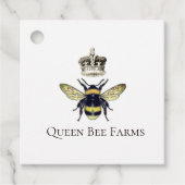 Honig der Königin Bee Crown Apiary Geschenkanhänger (Vorderseite)