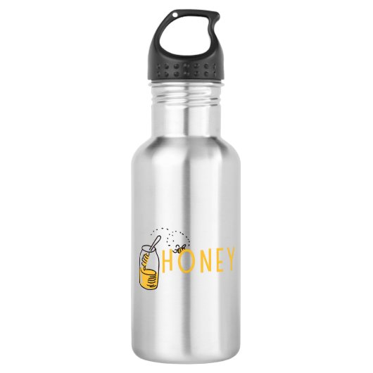 Honig Edelstahlflasche (Vorderseite)