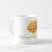 Honig für eine Biene Kaffeetasse (Vorderseite Links)