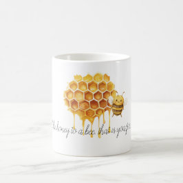 Honig für eine Biene Kaffeetasse