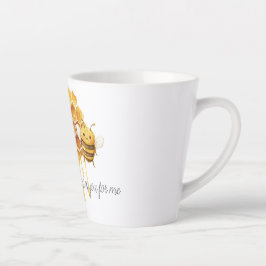 Honig für eine Biene Milchtasse