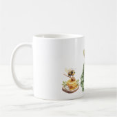 Honig für eine Biene Rothaar Hut Grüner Pullover Kaffeetasse (Links)
