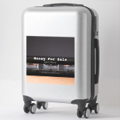 Honig für Kleinwaschpflanzen, zugeschnitten, Vinyl Aufkleber (Koffer)