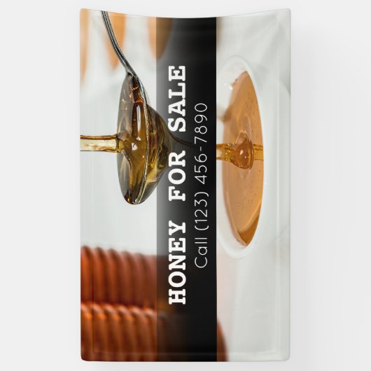 Honig für "Sale Apiculture Business Banner" Banner (Vertikal)