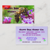 Honig für Verkauf Visitenkarte (Vorne/Hinten)