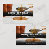 Honig für verkaufte Imkerei Visitenkarte (Vorne/Hinten)