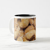 Honig gebratene Acajounüsse Zweifarbige Tasse (Vorderseite Links)