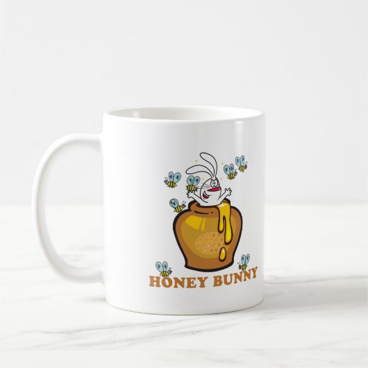 Honig-Häschen Ostern Kaffeetasse (Links)