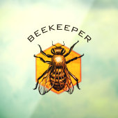 Honig-Honig-Honig-Honig-Honig-Honig für Bienenzuch Fensteraufkleber (Blatt 3)