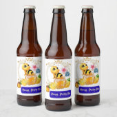 Honig, Hübsche Biene Bierflaschenetikett (Flaschen)