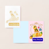 Honig, Hübsche Biene Folienkarte (Anzeige)