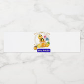 Honig, Hübsche Biene Wasserflaschenetikett (Einzelnes Label)