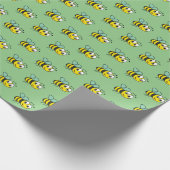 Honig Hummel als Wrapping Paper Kids Geschenkpapier (Ecke)