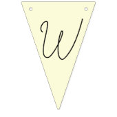 Honig / Hummelbiene Blütengelb Begrüßungsbaby Wimpelkette (Dritte Fahne)