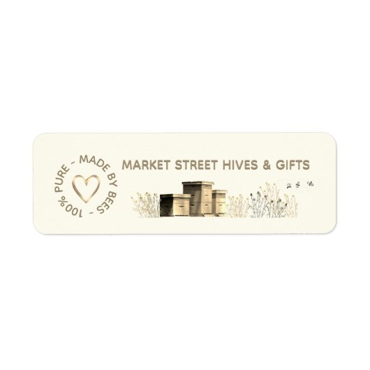 Honig im Hinterhof Elfenbeinkühe Blume Bienen aus  (Vorne)