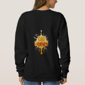Honig-inspirierte Typografie Sweatshirt (Rückseite)