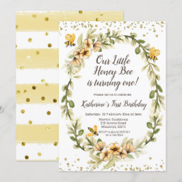 Honig ist erste Einladung zum Geburtstag