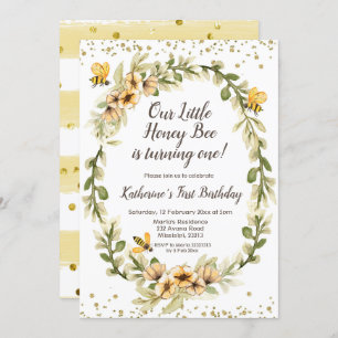 Honig ist erste Einladung zum Geburtstag