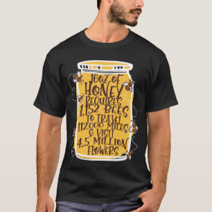 Honig-Jar-Bienenhaut-Honigbiene T-Shirt