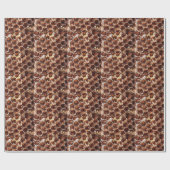 Honig-Kamm Geschenkpapier (Flach)