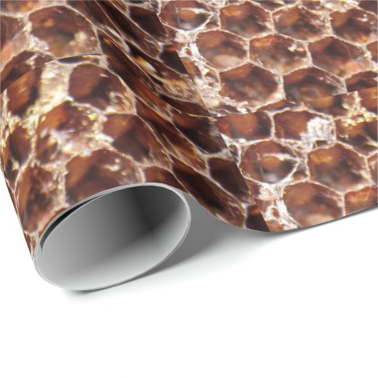 Honig-Kamm Geschenkpapier (Rolleneckpunkt)
