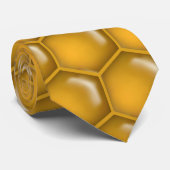 Honig-Kamm-Muster Krawatte (Gerollt)