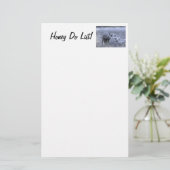 Honig listet auf! briefpapier (Stehend Vorderseite)