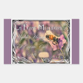 Honig - Logo-Aufkleber Rechteckiger Aufkleber (Vorderseite)