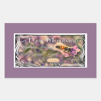 Honig - Logo-Aufkleber Rechteckiger Aufkleber