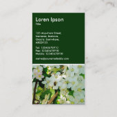 Honig machen - Dunkelgrün Visitenkarte (Rückseite)