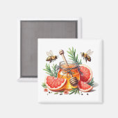 Honig Magnet (Vorderseite/Rückseite)