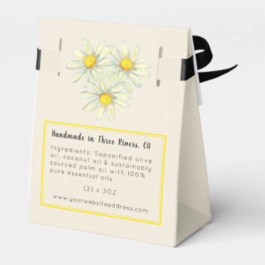 Honig & Oatmehl Handmade Soap Gevor Box Geschenkschachtel (Rückseite)