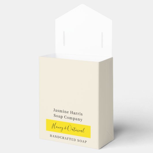 Honig & Oatmehl Handmade Soap Gevor Box Geschenkschachtel (Geöffnet)