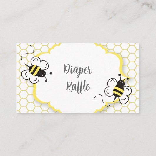 Honig oder Hummelverlosung oder Karteneinsatz Begleitkarte (Rückseite)