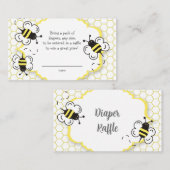 Honig oder Hummelverlosung oder Karteneinsatz Begleitkarte (Vorne/Hinten)