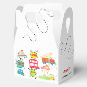 Honig piep in glücklichen Fahrzeugen Junge Geburts Geschenkschachtel (Geöffnet)