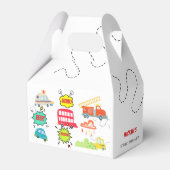 Honig piep in glücklichen Fahrzeugen Junge Geburts Geschenkschachtel (Vorderseite)