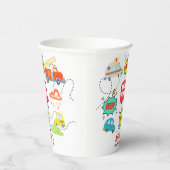 Honig piep in glücklichen Fahrzeugen Junge Geburts Pappbecher (Rechts)