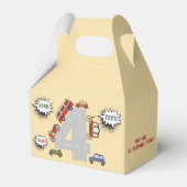 Honig Piepser zum Rettro Fahrzeuge zum Geburtstag Geschenkschachtel (Rückseite)