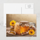 Honig Postkarte (Vorne/Hinten)