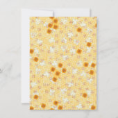Honig-Ringelblumen-Hochzeits-Set Einladung (Vorderseite)