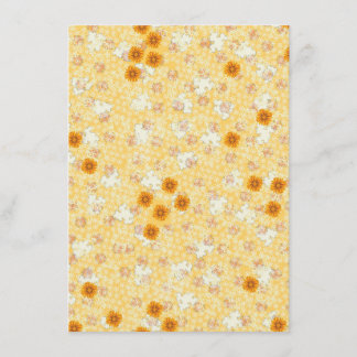 Honig-Ringelblumen-Hochzeits-Set Einladung