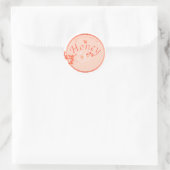 Honig Runder Aufkleber (Tasche)