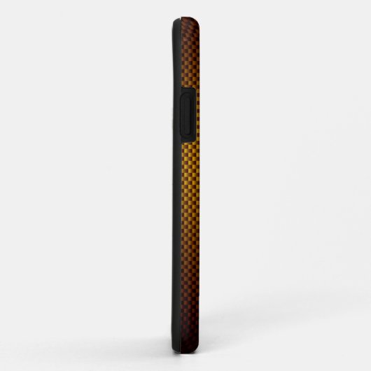 Honig-Russ-Faser gemustert Case-Mate iPhone Hülle (Hinten/Rechts)