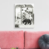 Honig sammeln leinwanddruck (Insitu (Wohnzimmer))