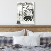 Honig sammeln leinwanddruck (Insitu (Schlafzimmer))