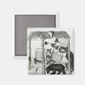 Honig sammeln magnet (Vorderseite/Rückseite)