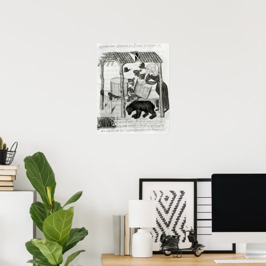 Honig sammeln poster (Heimbüro)