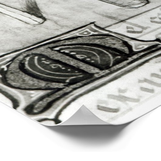 Honig sammeln poster (Ecke)