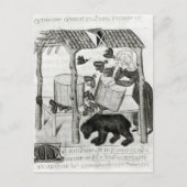 Honig sammeln postkarte (Vorderseite)